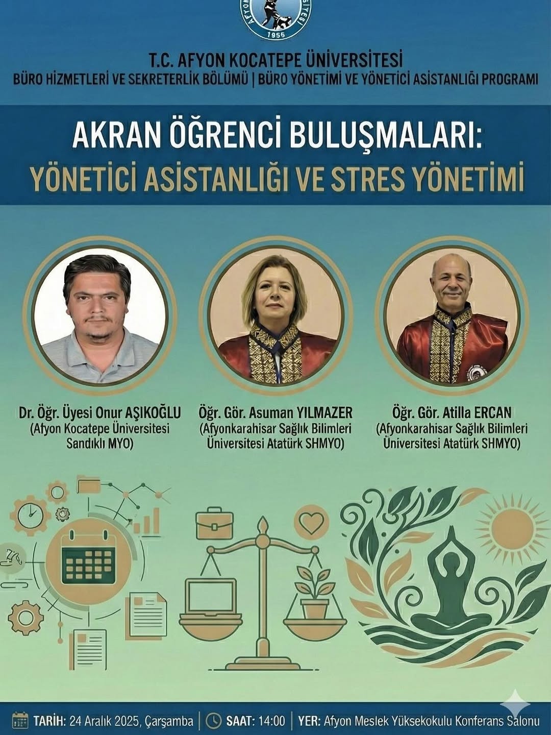 Afyon Kocatepe Üniversitesi'nde Bugün: Akran Öğrenci Buluşmaları