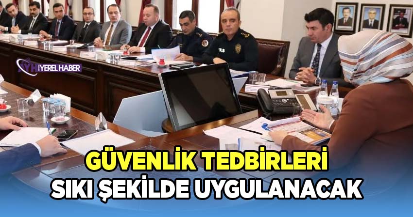 Afyonkarahisar Valisi Doç. Dr. Kübra Güran Yiğitbaşı'nın Başkanlığında Güvenlik Toplantısı Gerçekleştirildi
