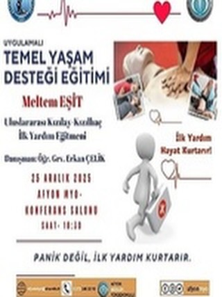 Afyon Kocatepe Üniversitesi'nde Temel Yaşam Desteği Eğitimi
