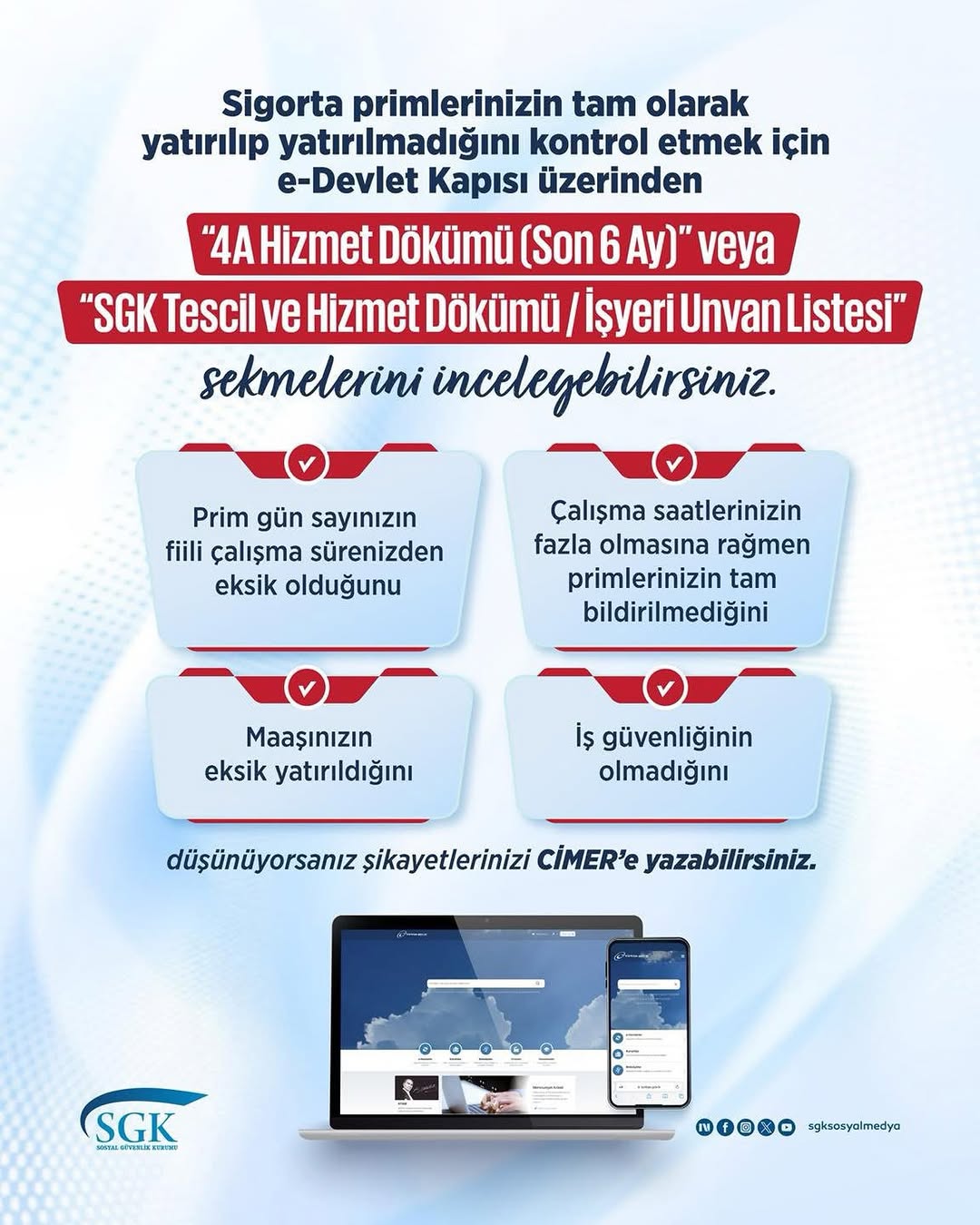 Sigorta Primlerinin Kontrolü İçin e-Devlet Kapısı Kullanımı