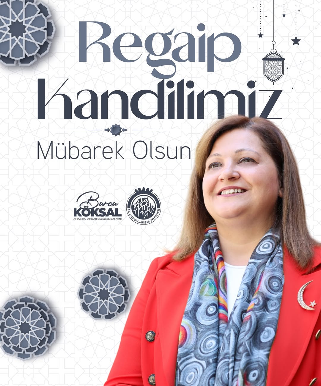 AfyonKarahisar Belediye Başkanı'ndan Regaip Kandili Mesajı