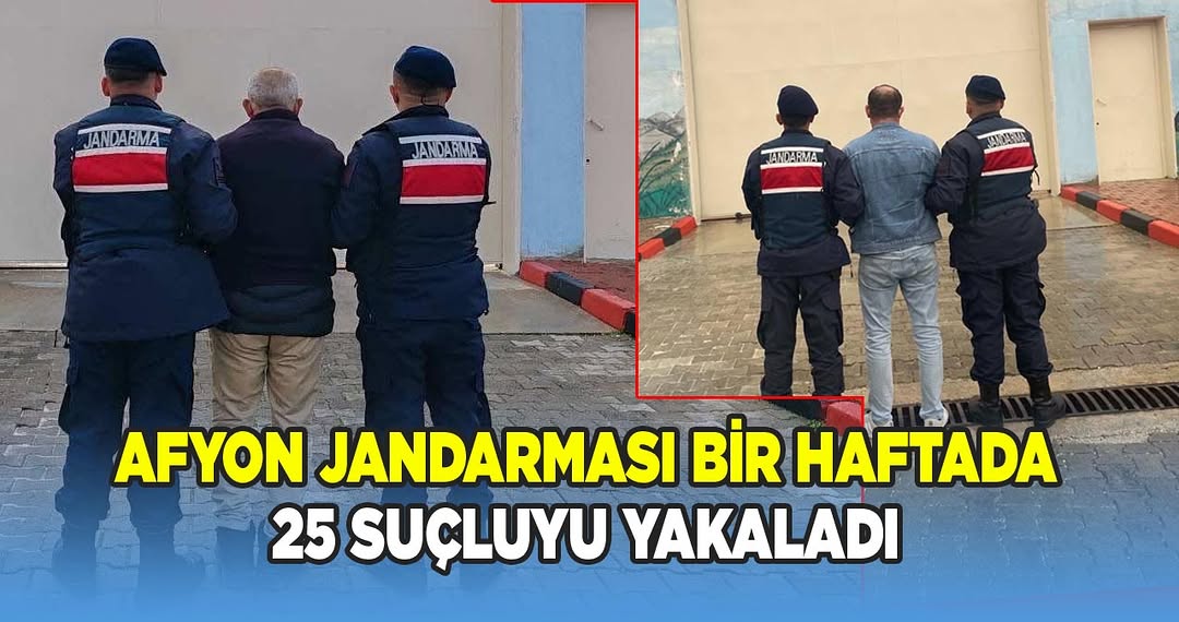Afyonkarahisar İl Jandarma Ekipleri Aranan Şahısları Yakaladı