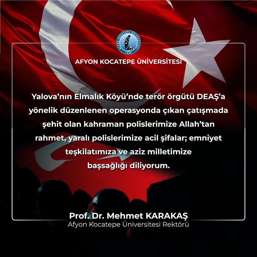 Afyon Kocatepe Üniversitesi'nin Yeni Açıklaması