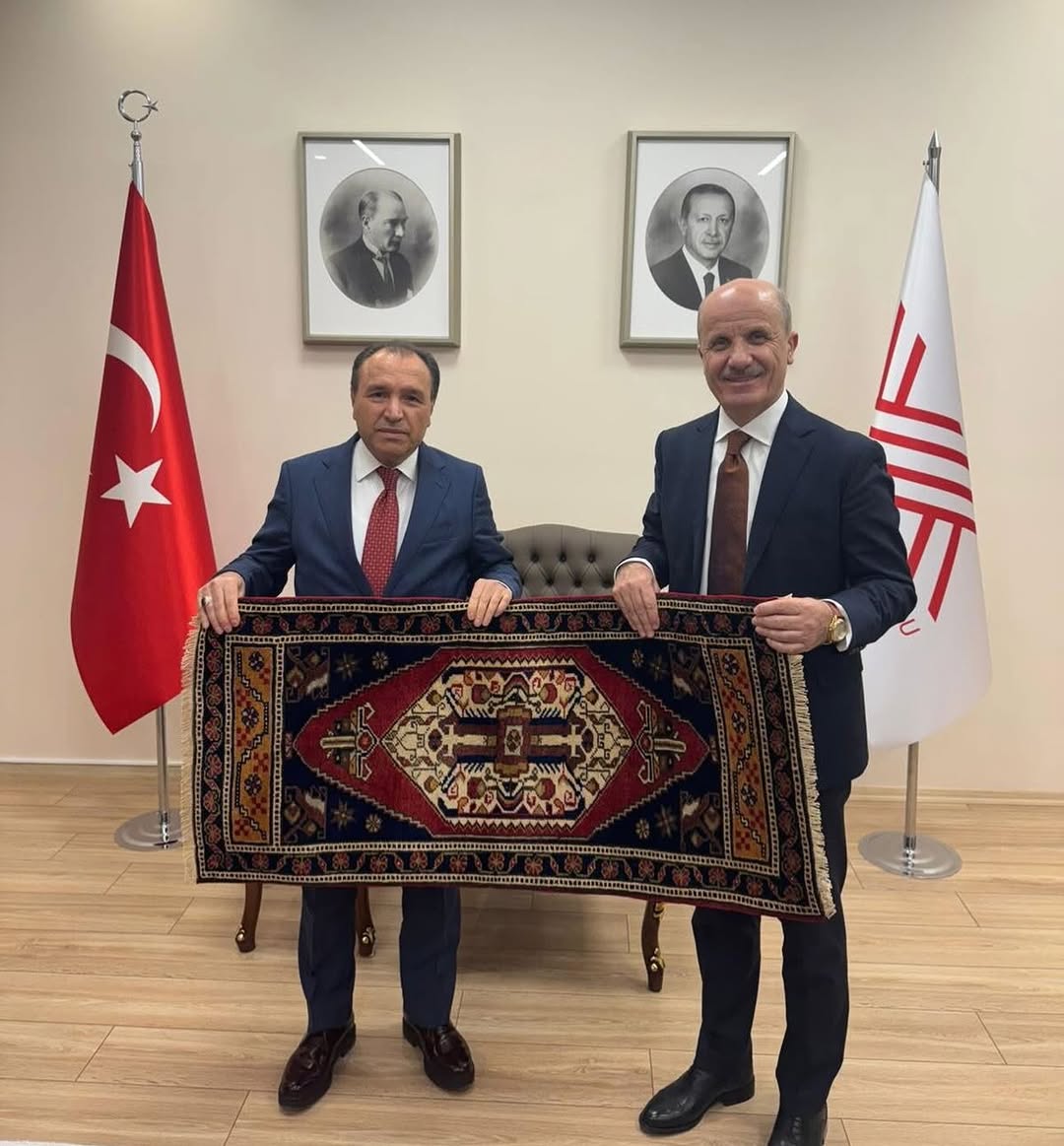 Afyon Kocatepe Üniversitesi Rektörü Prof. Dr. Mehmet Karakaş, YÖK Başkanı Prof. Dr. Erol Özvar'ı Ziyaret Etti