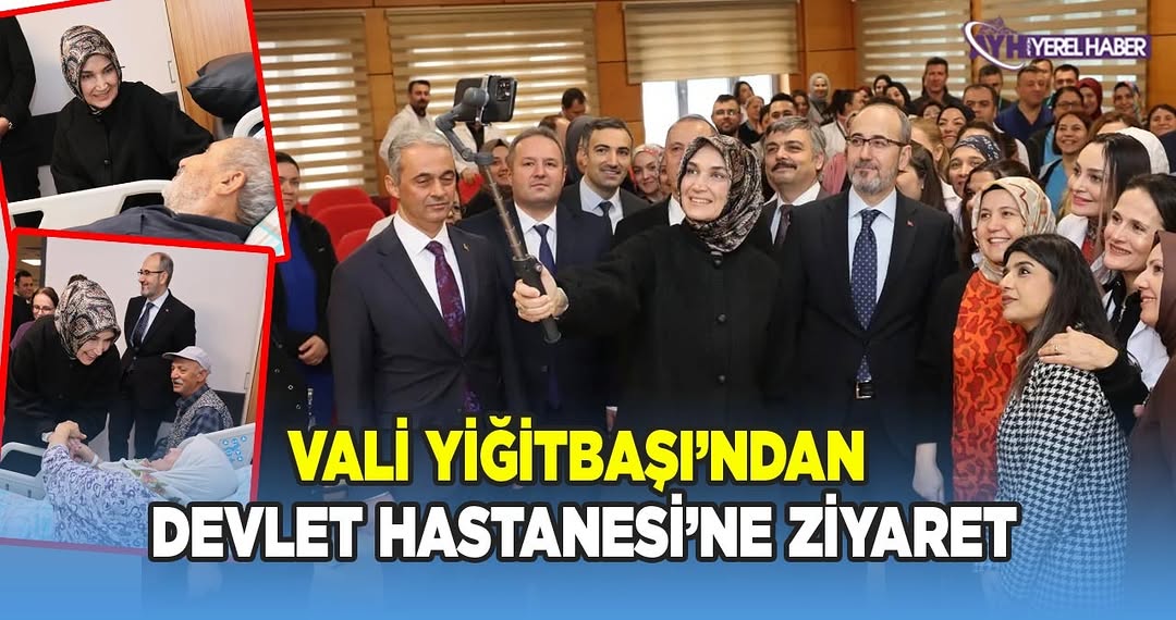 Afyonkarahisar Valisi Kübra Güran Yiğitbaşı Hastane Personeliyle Buluştu
