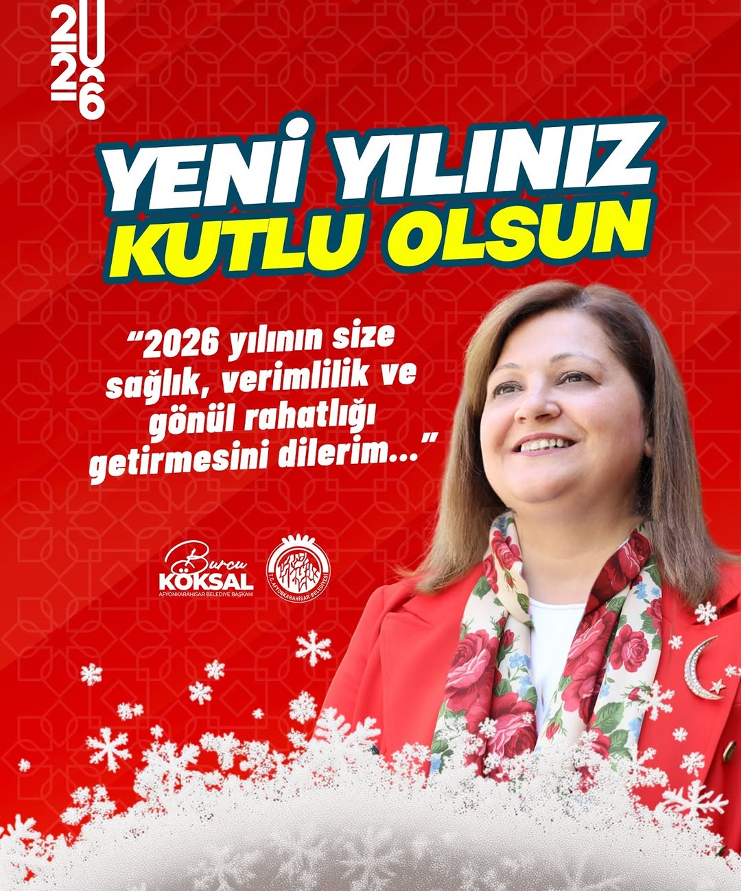 Afyonkarahisar Belediye Başkanı'ndan Yeni Yıl Kutlaması