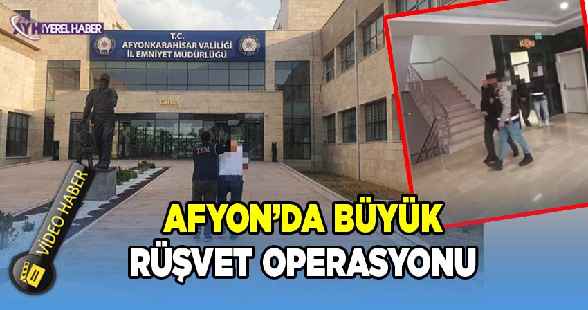 Afyonkarahisar İl Emniyet Müdürlüğü'nün Dinar Operasyonu
