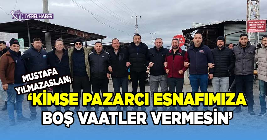 Afyonkarahisar Madeni Sanatkarlar Odası Başkanı Mustafa Yılmazaslan Pazar Yerinde Oda Üyelerini Ziyaret Etti
