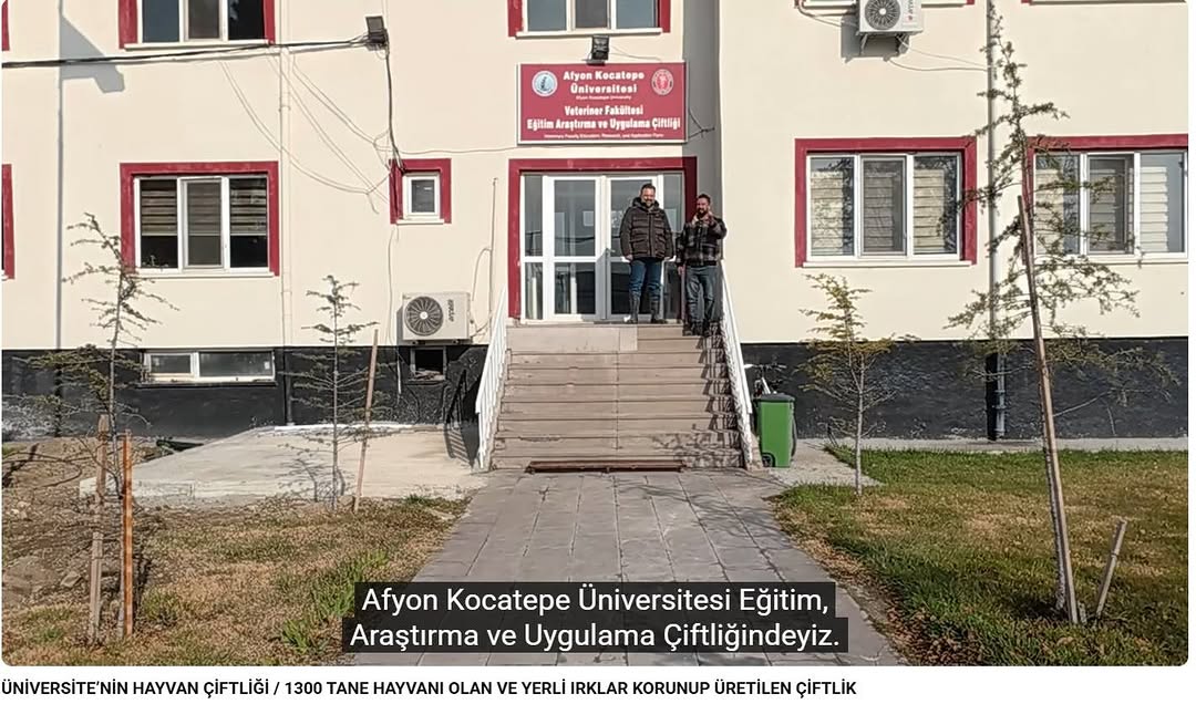 İçerik Üreticisi İlkay Tınastepe, Afyon Kocatepe Üniversitesi Eğitim, Araştırma ve Uygulama Çiftliği'ne Ziyaret Gerçekleştirdi