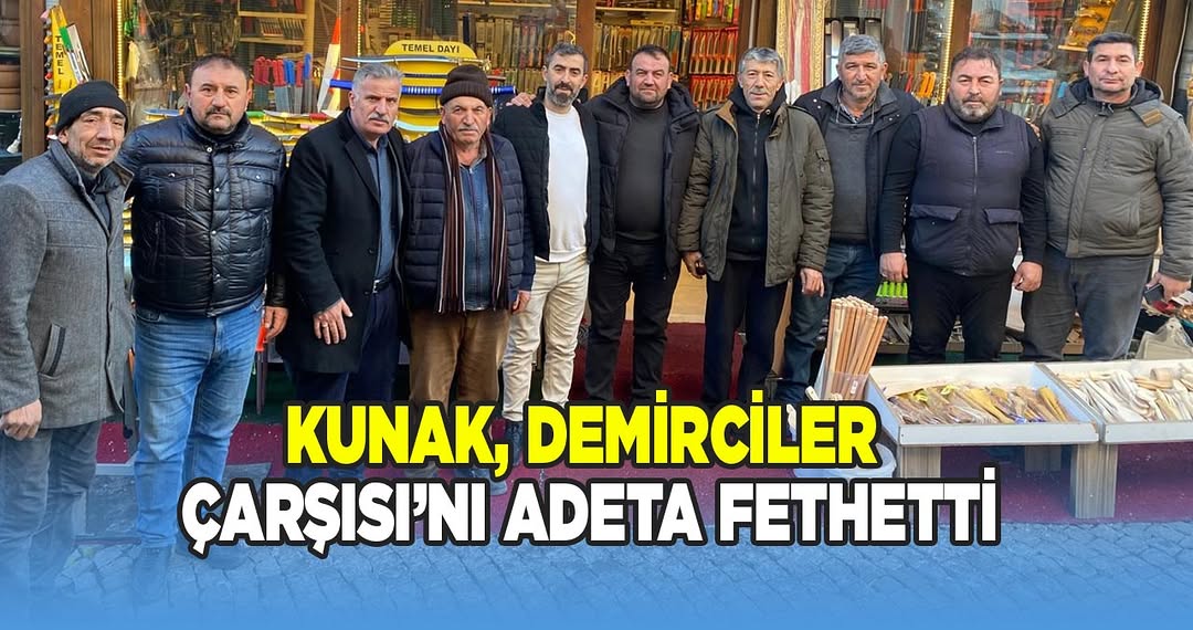 Mustafa Kunak, Afyonkarahisar Madeni Sanatkarlar Esnaf Odası Başkan Adayı, Seçim Çalışmalarını Sürdürüyor