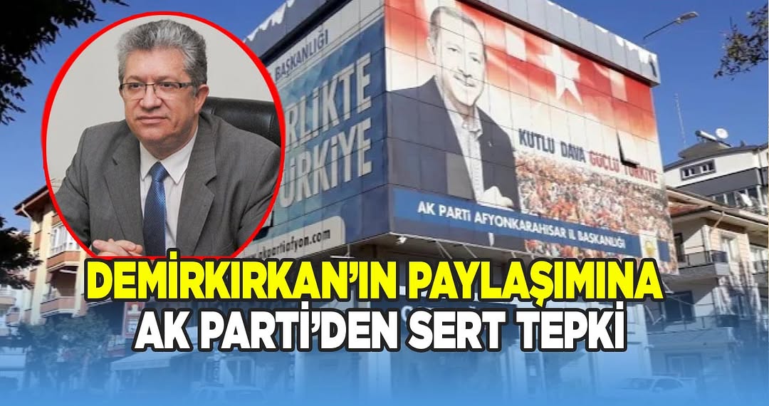 AK Parti Afyonkarahisar İl Başkanlığından CHP'li Meclis Üyesine Eleştiri