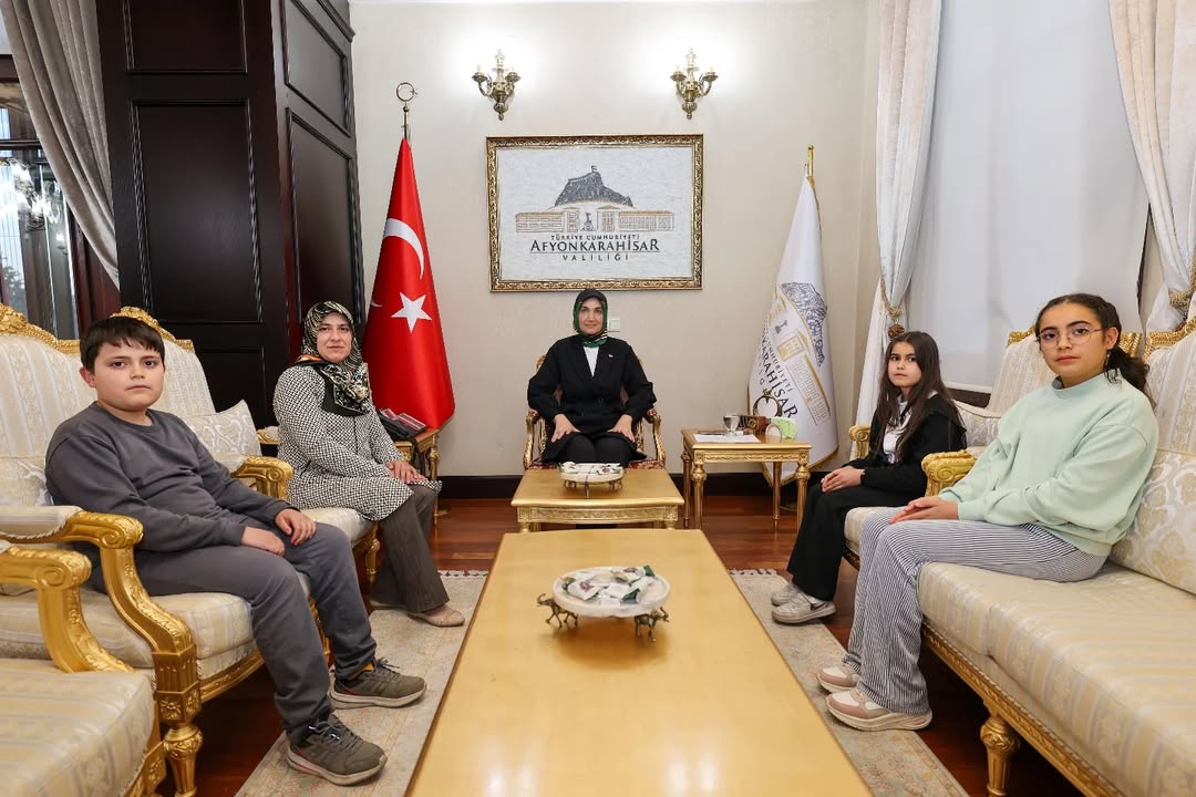 Afyonkarahisar Valiliği'nden Rasime Kaplan'a Destek
