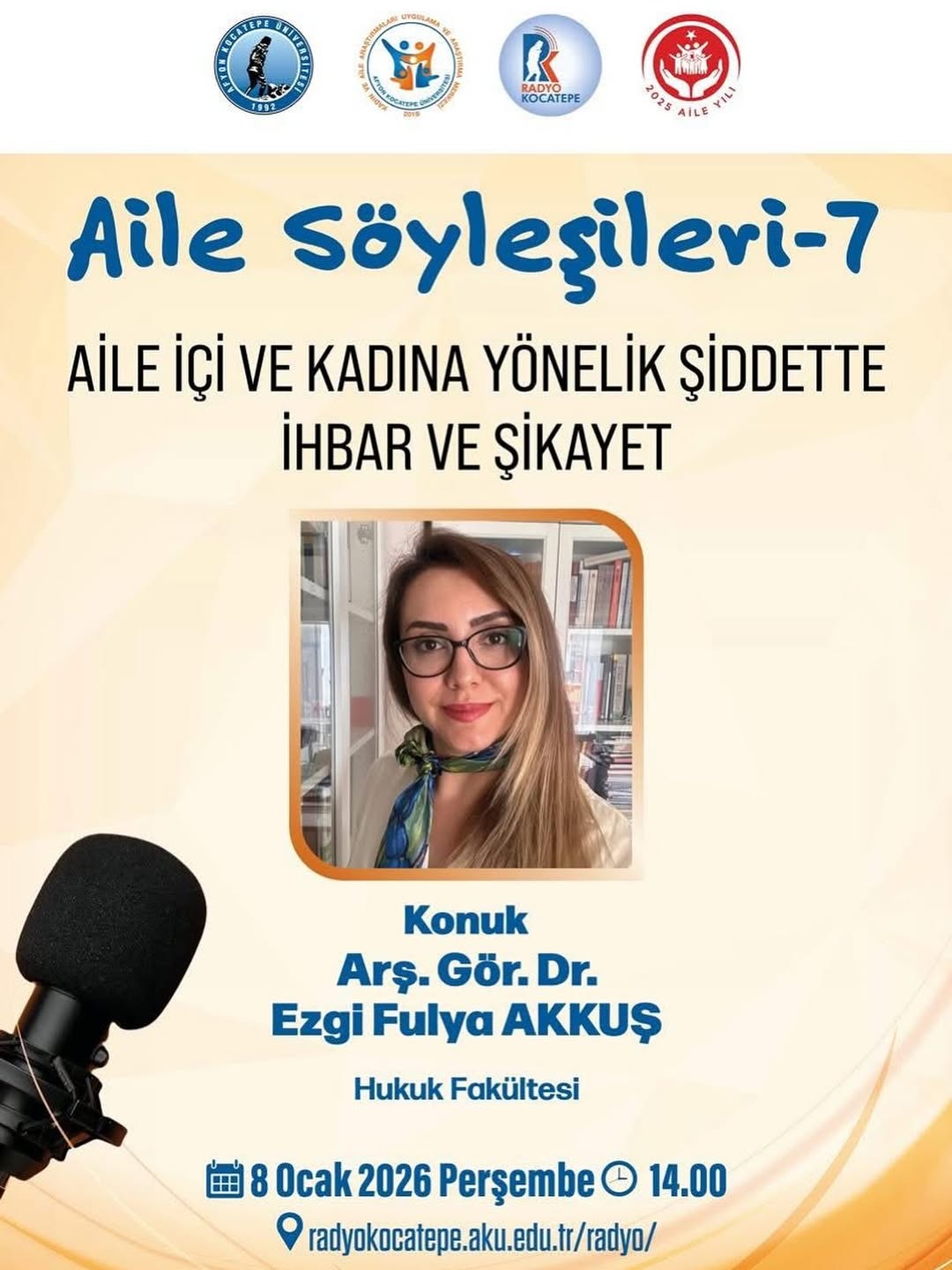 Afyon Kocatepe Üniversitesi'nde Bugün: Aile Söyleşileri-7