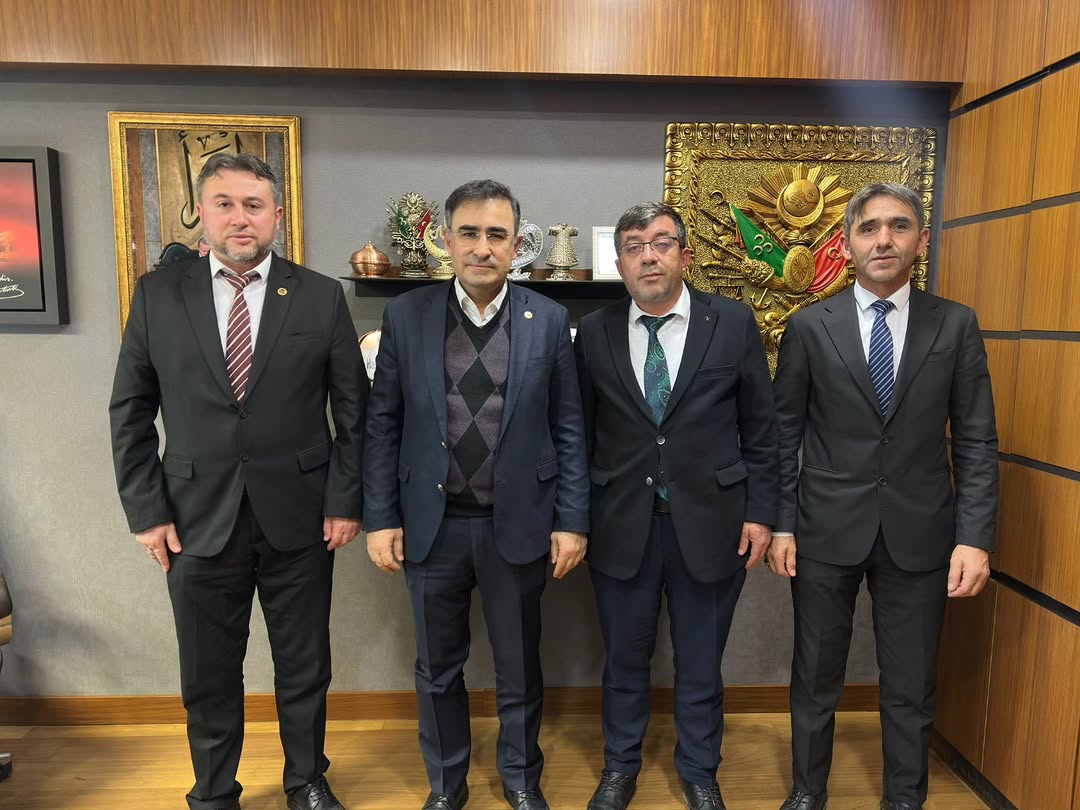Döğer Belediye Başkanı Mehmet Akif Ersoy ve İGM Üyesi Ayhan Uylaş Gazi Meclisimize Ziyarette Bulundu