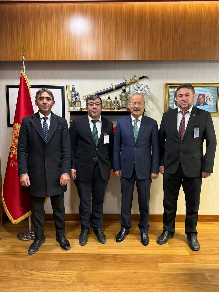 İhsaniye Döğer Belediye Başkanı Mehmet Akif Ersoy ve İGM Üyesi Ayhan Ulaş Gazi Meclisimizde Misafir Edildi