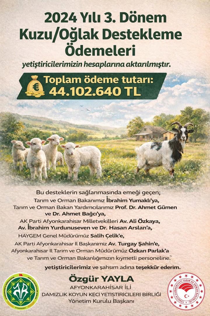 T.C. Tarım ve Orman Bakanlığından Afyonkarahisar İl Tarım ve Orman Müdürlüğüne Ziyaret