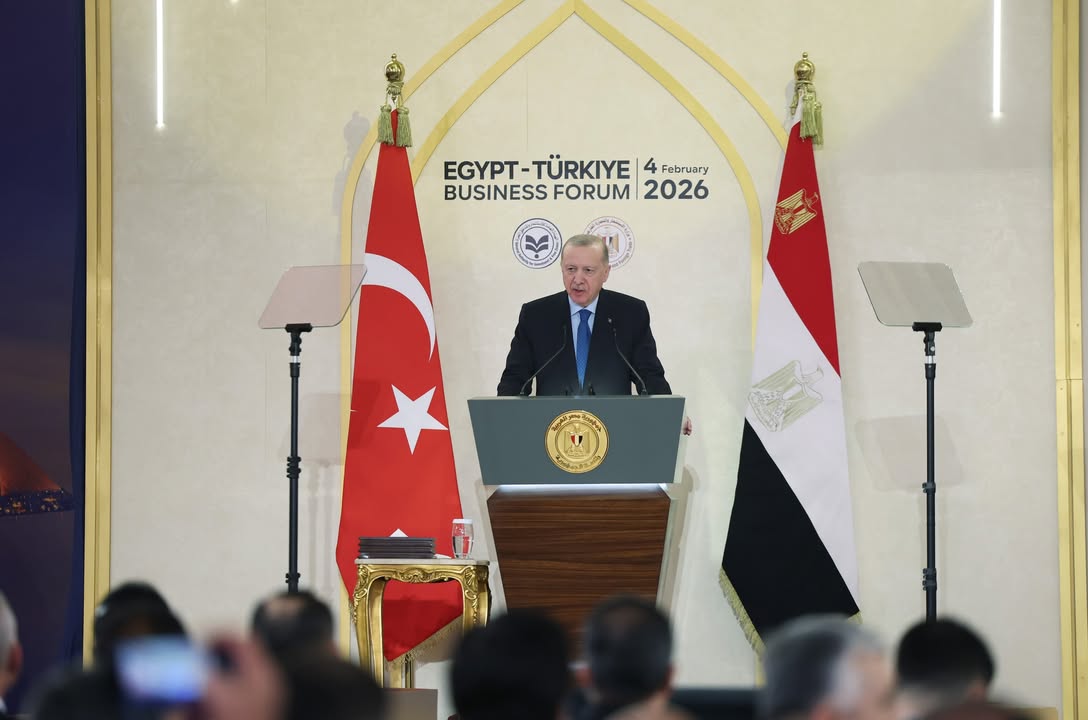 Türkiye-Mısır İş Forumu'nda Recep Tayyip Erdoğan'ın Paylaştığı Fotoğraflar