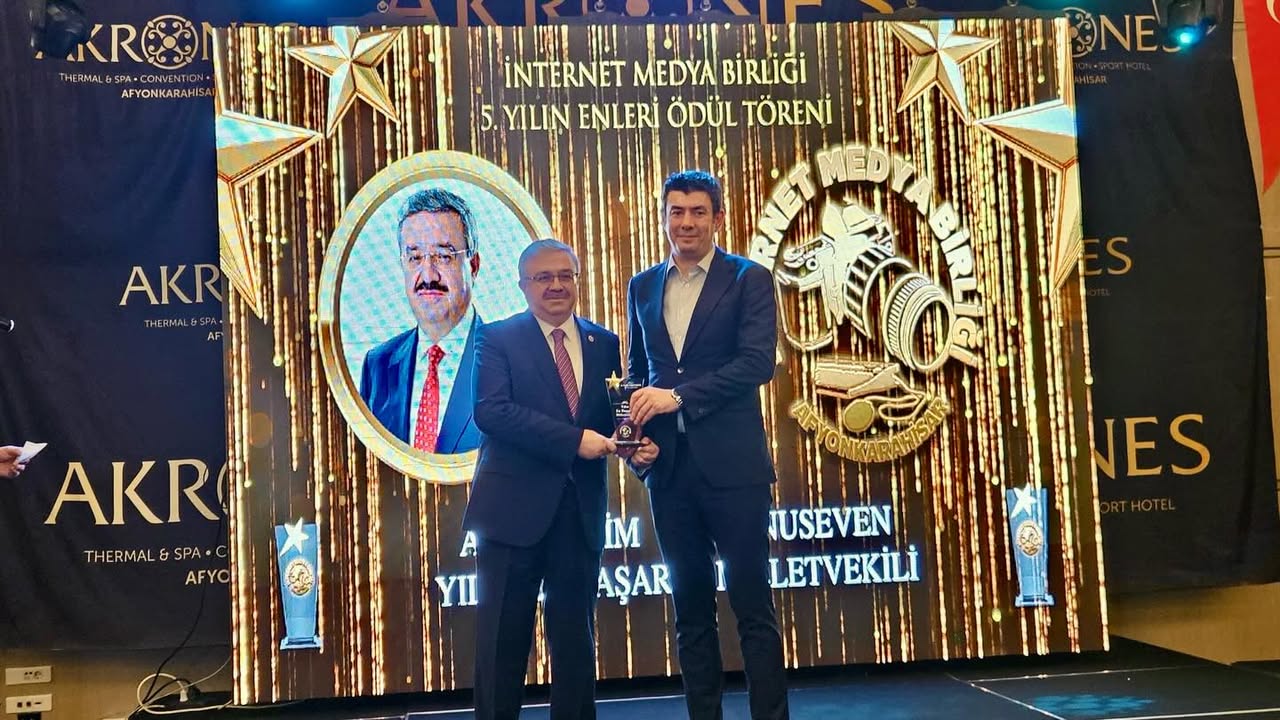 Afyonkarahisar Milletvekili İbrahim Yurdunuseven'den Ödül Açıklaması