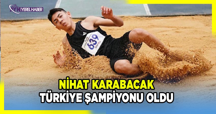 Afyonkarahisarlı Genç Atlet Nihat Karabacak, U-16 Salon Türkiye Şampiyonası'nda Büyük Başarıya İmza Attı