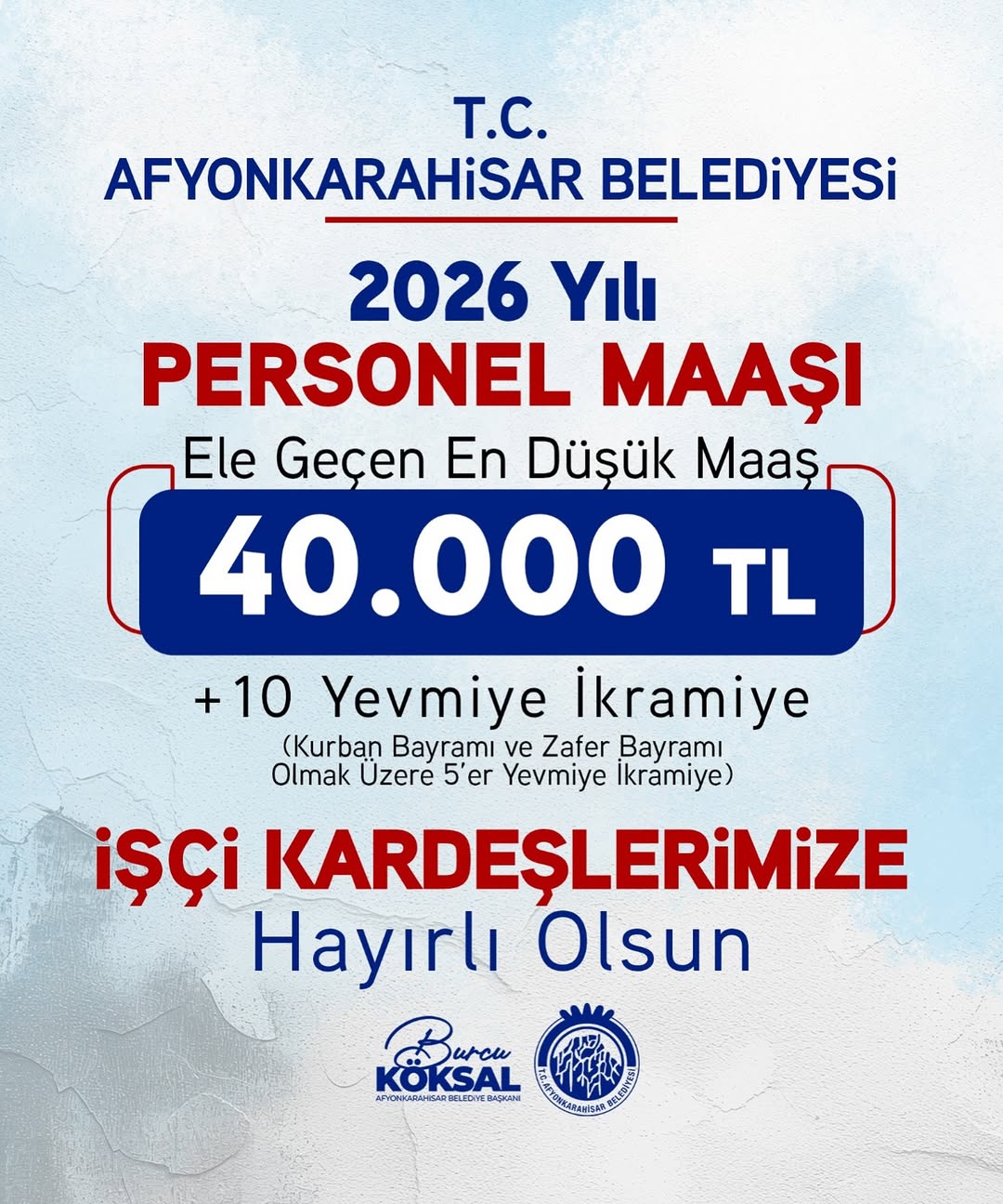 Afyonkarahisar Belediye Başkanı'ndan Yeni Göreve Başlama Mesajı