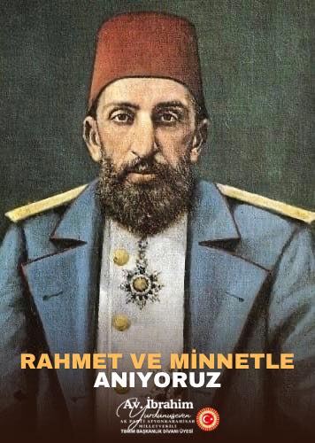 Afyonkarahisar Milletvekili Sultan II. Abdülhamid Han için Aşkını Duygusal Bir Paylaşımla Yansıttı