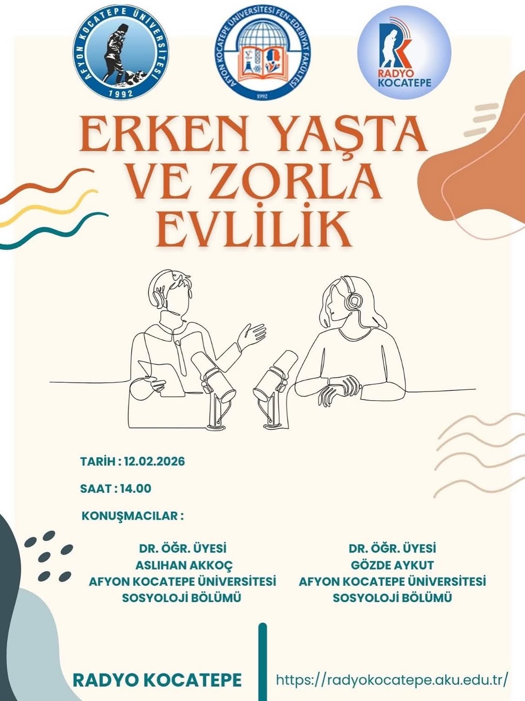 Afyon Kocatepe Üniversitesi'nden Önemli Açıklama: 'Erken Yaşta ve Zorla Evlilik' Konulu Etkinlik