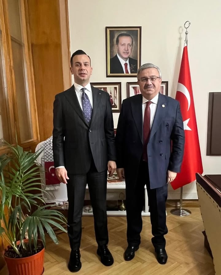 TBMM'de Sinanpaşa Kaymakamı Emrah Aslan'ı Ağırlayan Afyonkarahisar Milletvekili