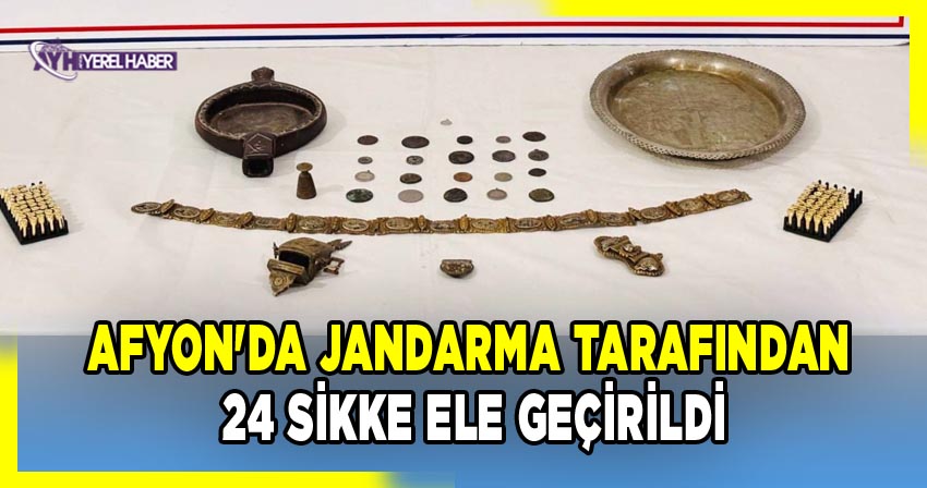 Afyonkarahisar İl Jandarma Komutanlığından Eski Eser Operasyonu