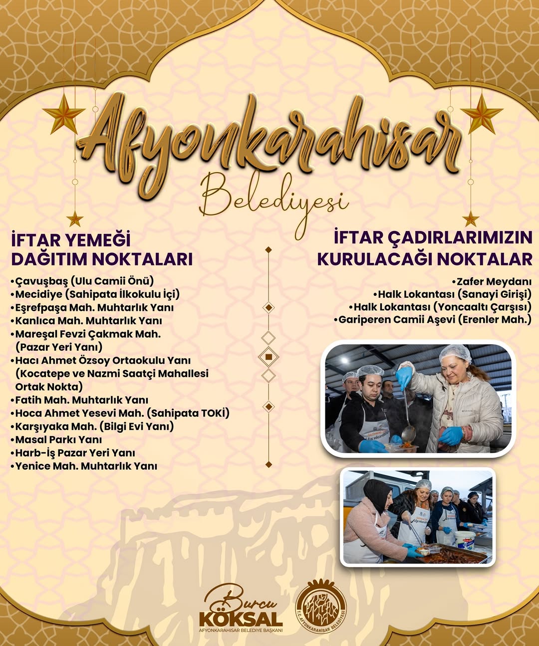 AfyonKarahisar Belediye Başkanı Ramazan Ayında Dayanışma Ruhunu Yaşatıyor