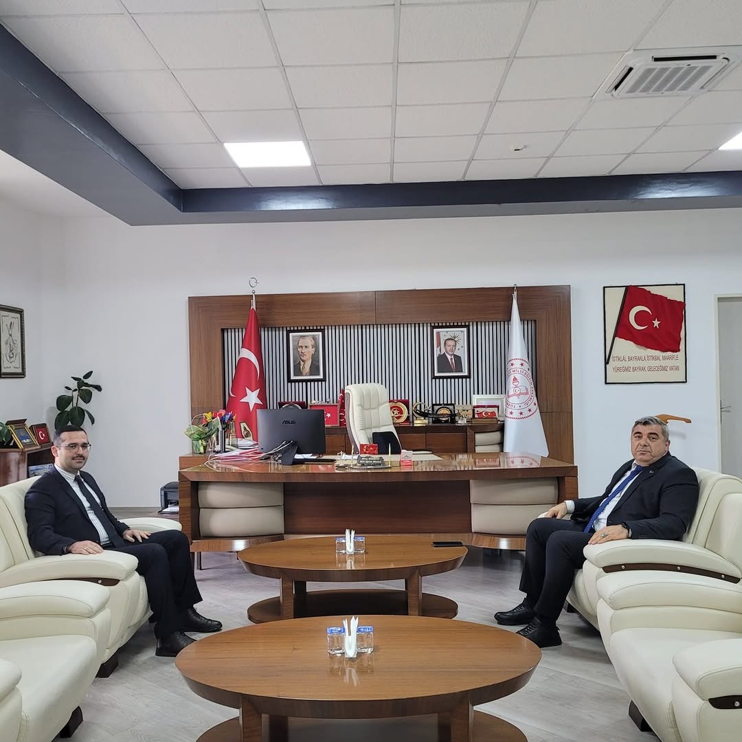 KOSGEB Afyonkarahisar İl Müdürü Murat Kahraman, İl Milli Eğitim Müdürümüz Miraç Sünnetci’yi Ziyaret Etti