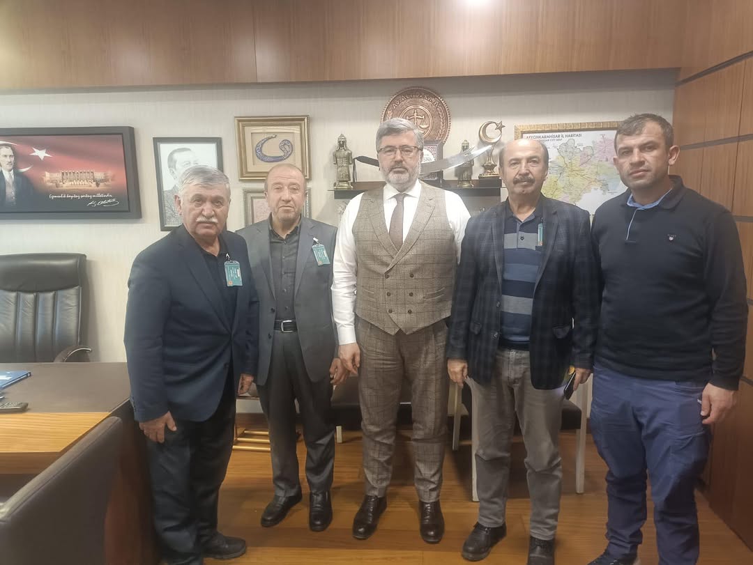 Sultandağı Yakasenek Sulama Kooperatifi Başkanı İdris Ateş ve Kemal Durgut Gazi Meclisinde Misafir Edildi