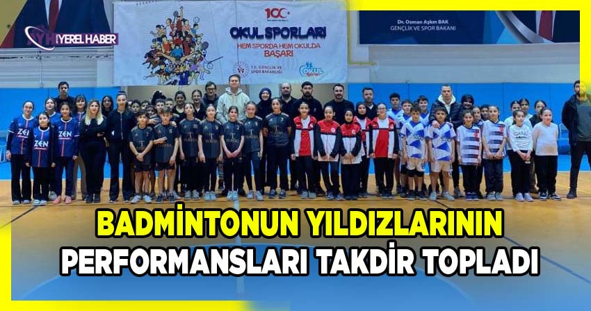 Afyon'da Yıldızlar Badminton İl Müsabakaları Gerçekleşti