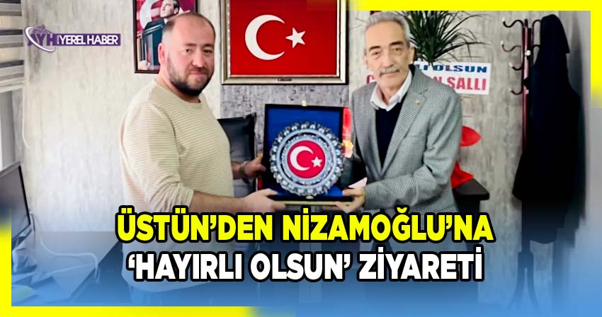 Afyonkarahisar ESOB Başkanı Cengiz Üstün, Kahveciler ve Çay Ocakları Esnaf Odası Başkanı Fehmi Nizamoğlu'nu Ziyaret Etti